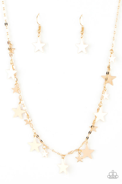 Starry Shindig - gold - Paparazzi necklace