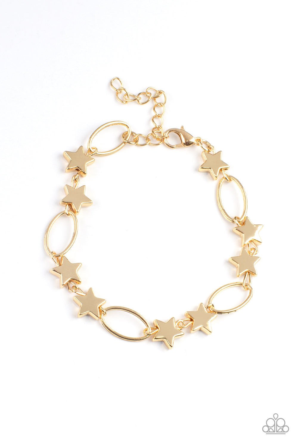Stars and Sparks - gold - Paparazzi bracelet