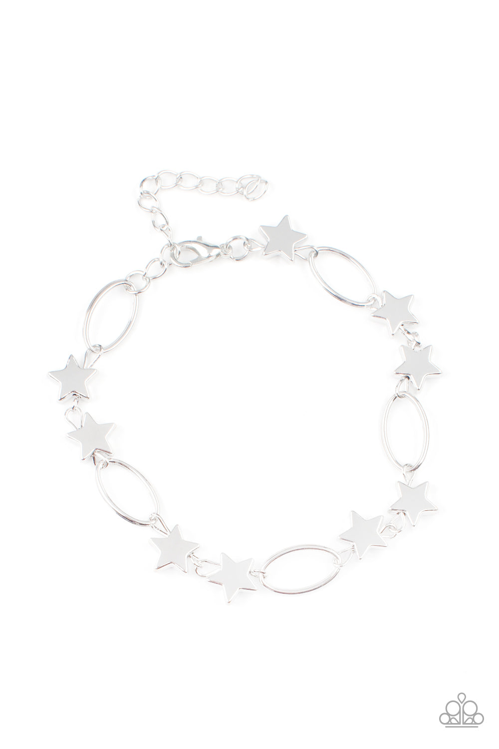 Stars and Sparks - silver - Paparazzi bracelet