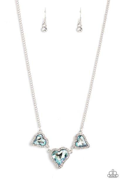 State of the HEART - blue - Paparazzi necklace