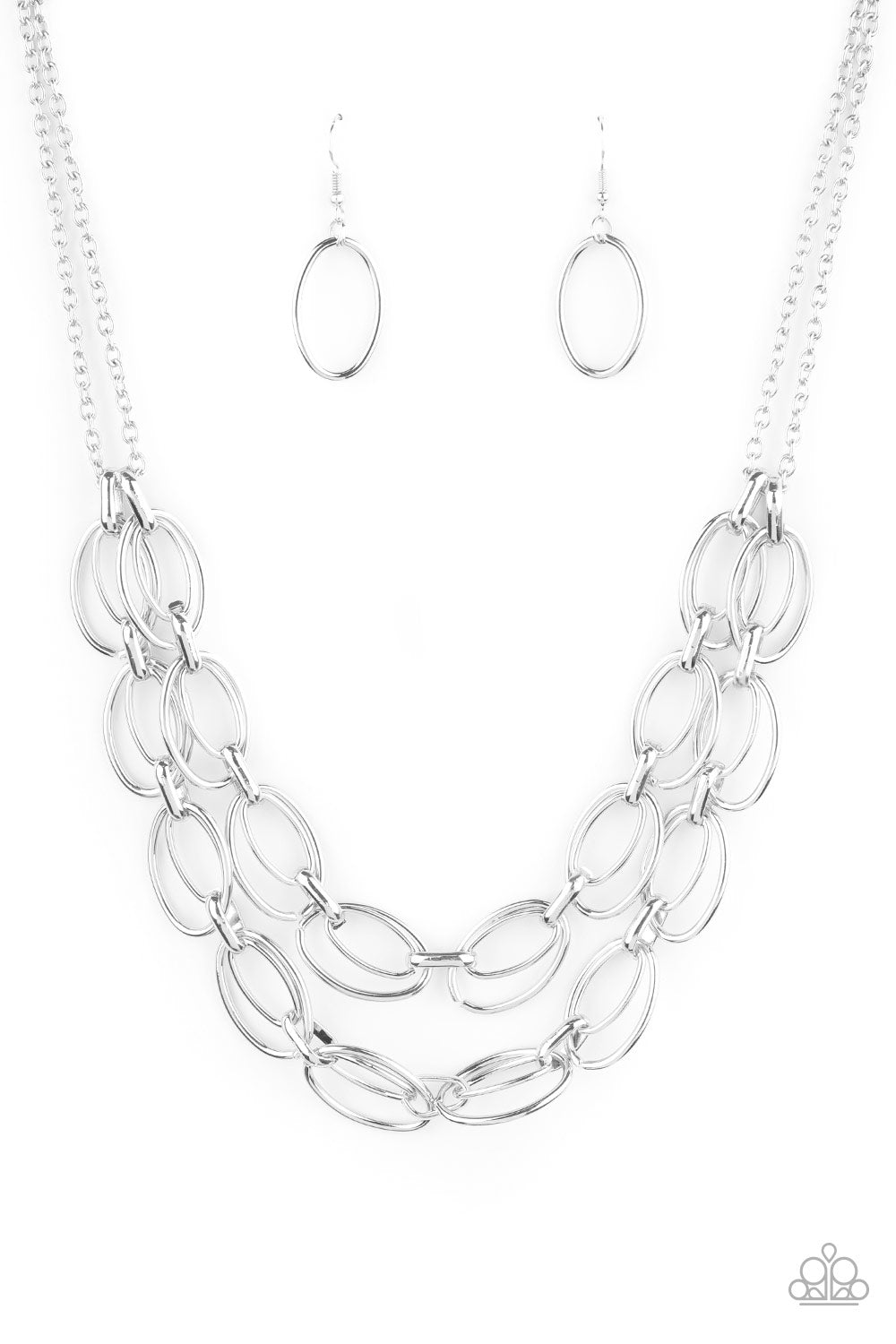 Status Quo - silver - Paparazzi necklace