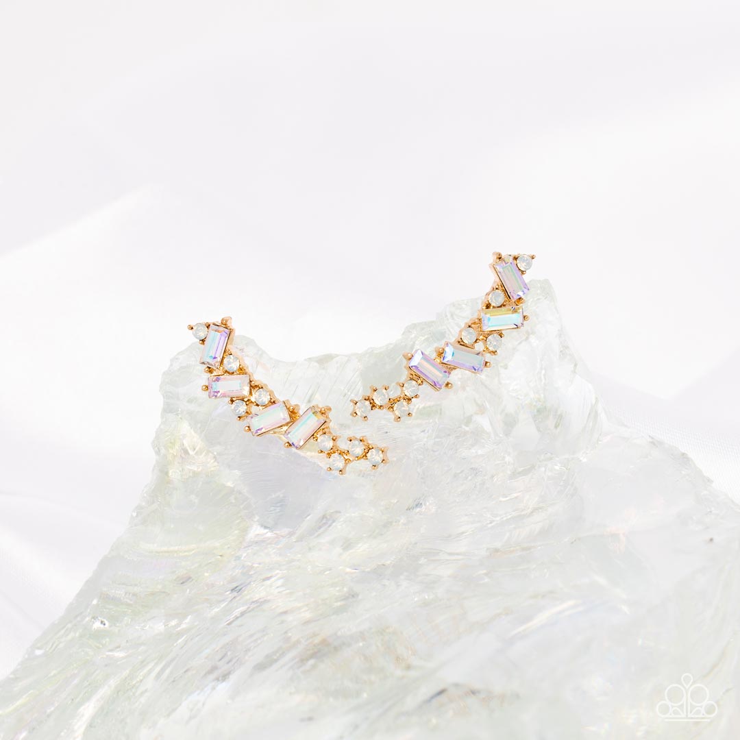 Stay Magical - gold - Paparazzi earrings