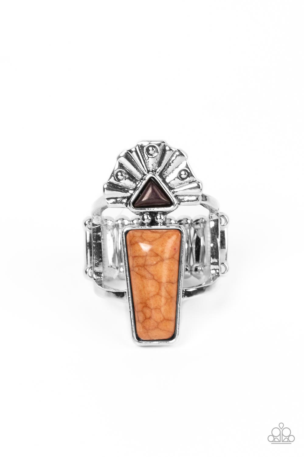 Stellar Stones - brown - Paparazzi ring