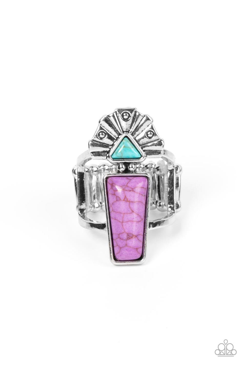 Stellar Stones - purple - Paparazzi ring