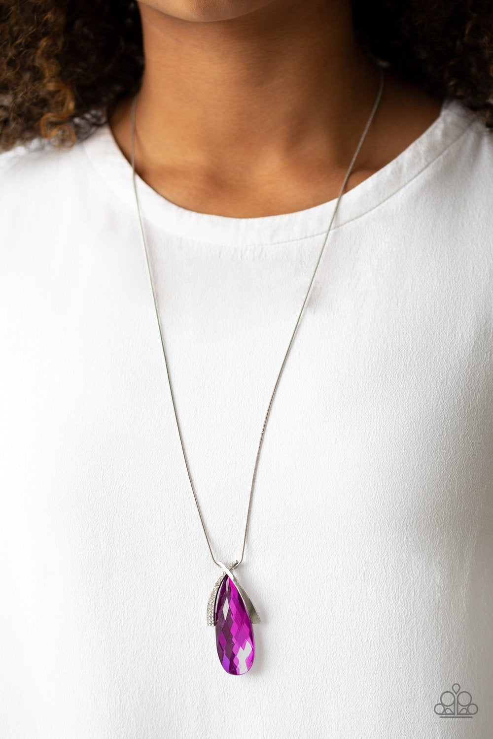 Stellar Sophistication-pink-Paparazzi necklace