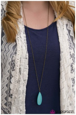 Stone River - Blue - Paparazzi necklace