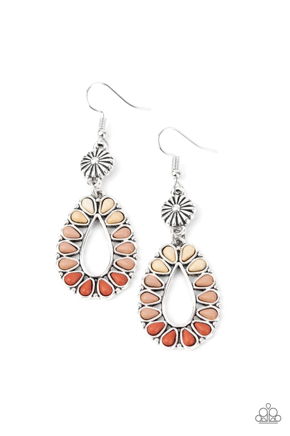 Stone Orchard - multi - Paparazzi earrings