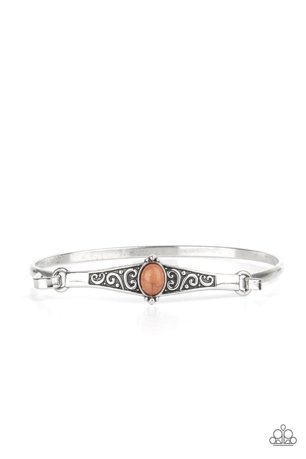 Stone Scrolls - brown - Paparazzi bracelet