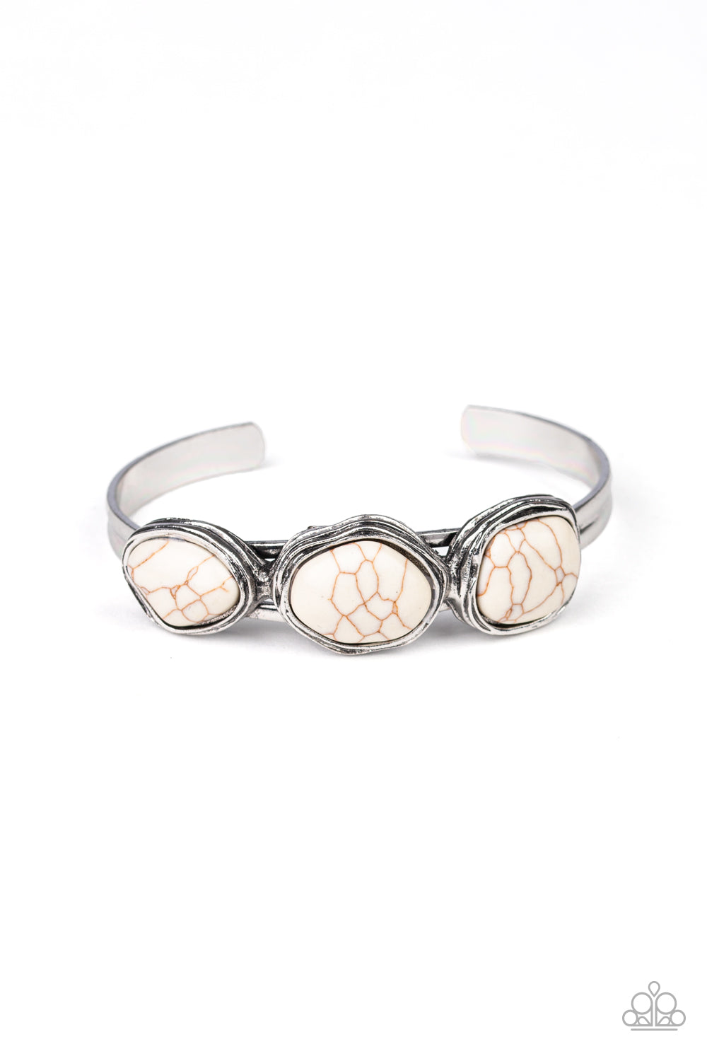 Stone Shop - white - Paparazzi bracelet