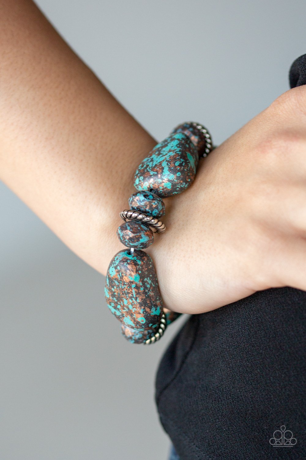 Stone Age Envy-multi-Paparazzi bracelet