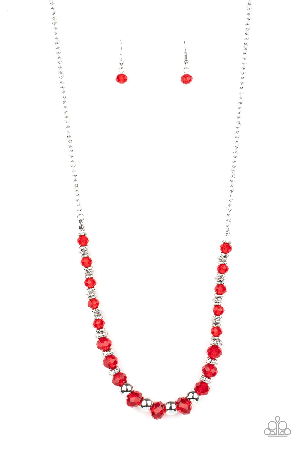 Stratosphere Sparkle - red - Paparazzi necklace