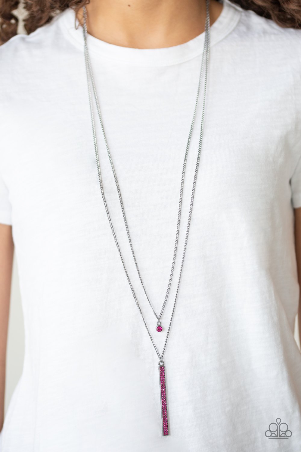 Stratospheric - pink - Paparazzi necklace