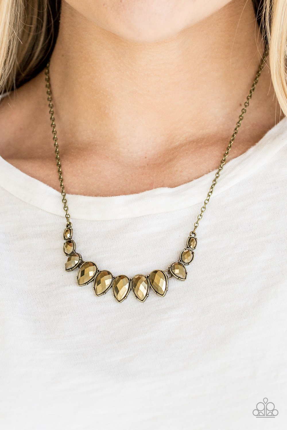 Street Regal-brass-Paparazzi necklace
