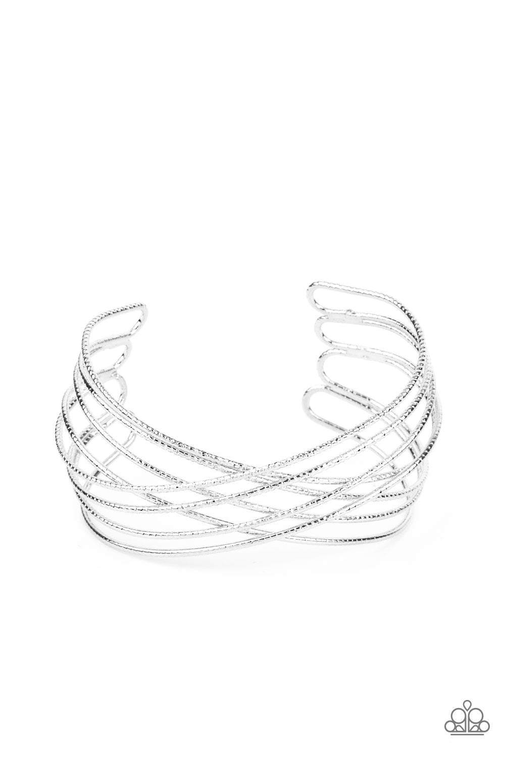 Strike Out Shimmer - silver - Paparazzi bracelet