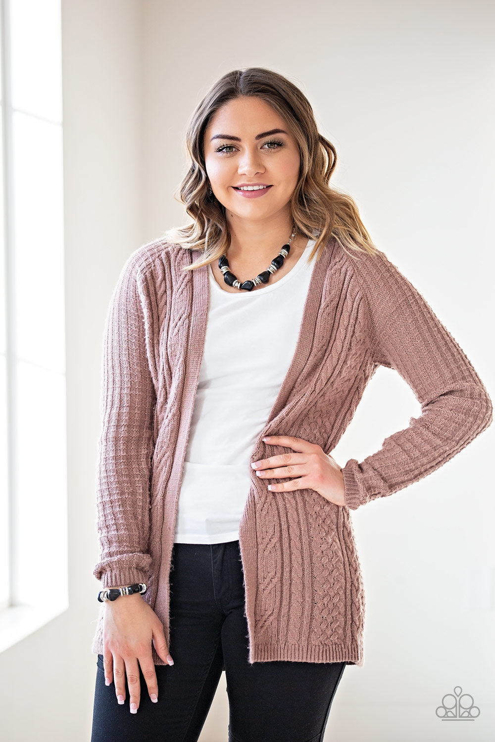 Stunningly Stone Age - black - Paparazzi necklace