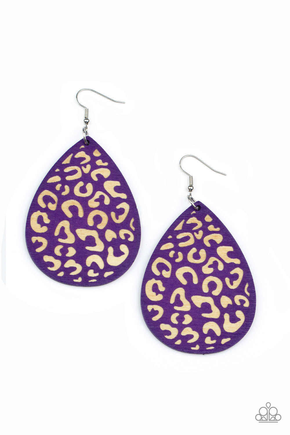 Suburban Jungle - purple - Paparazzi earrings