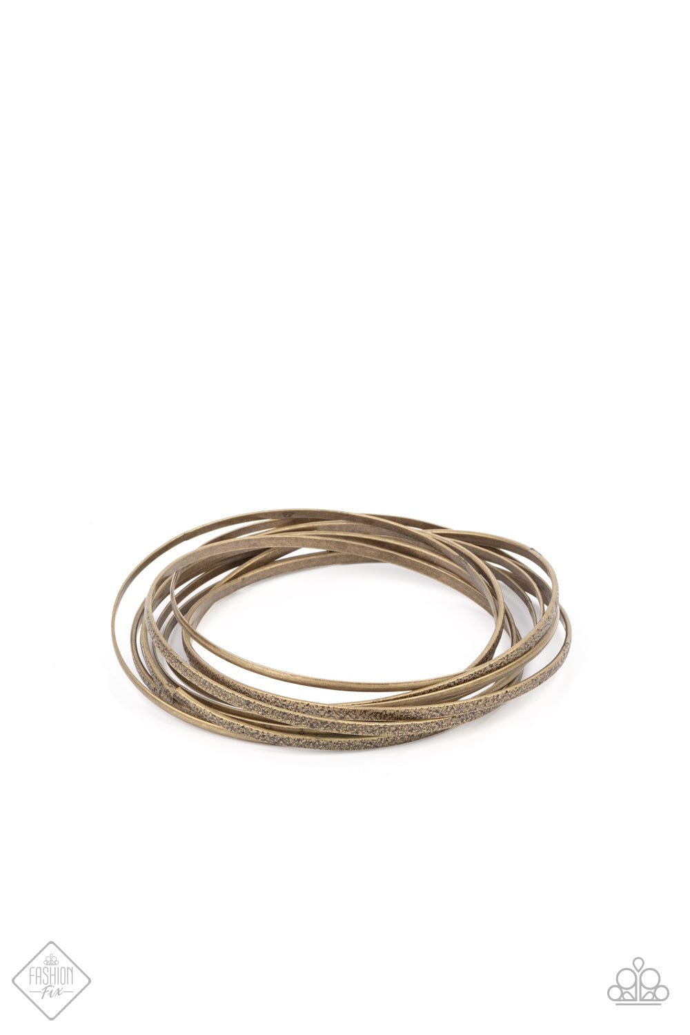 Suddenly Synced - brass - Paparazzi bracelet