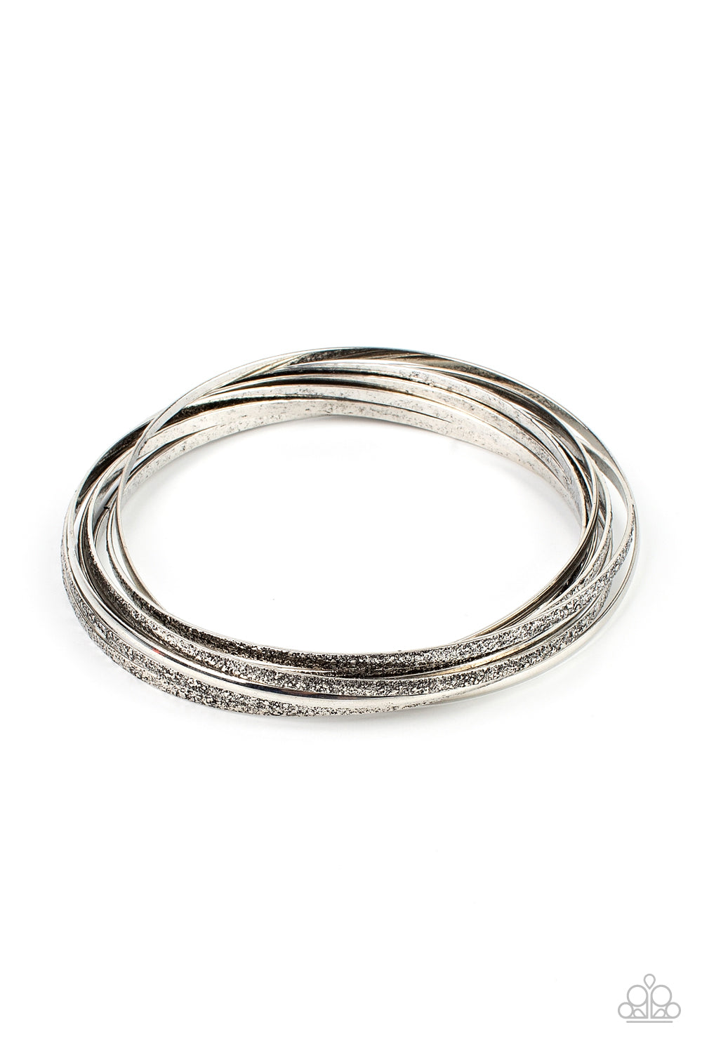 Suddenly Synced - silver - Paparazzi bracelet