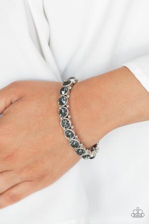 Sugar-Coated Sparkle - silver - Paparazzi bracelet