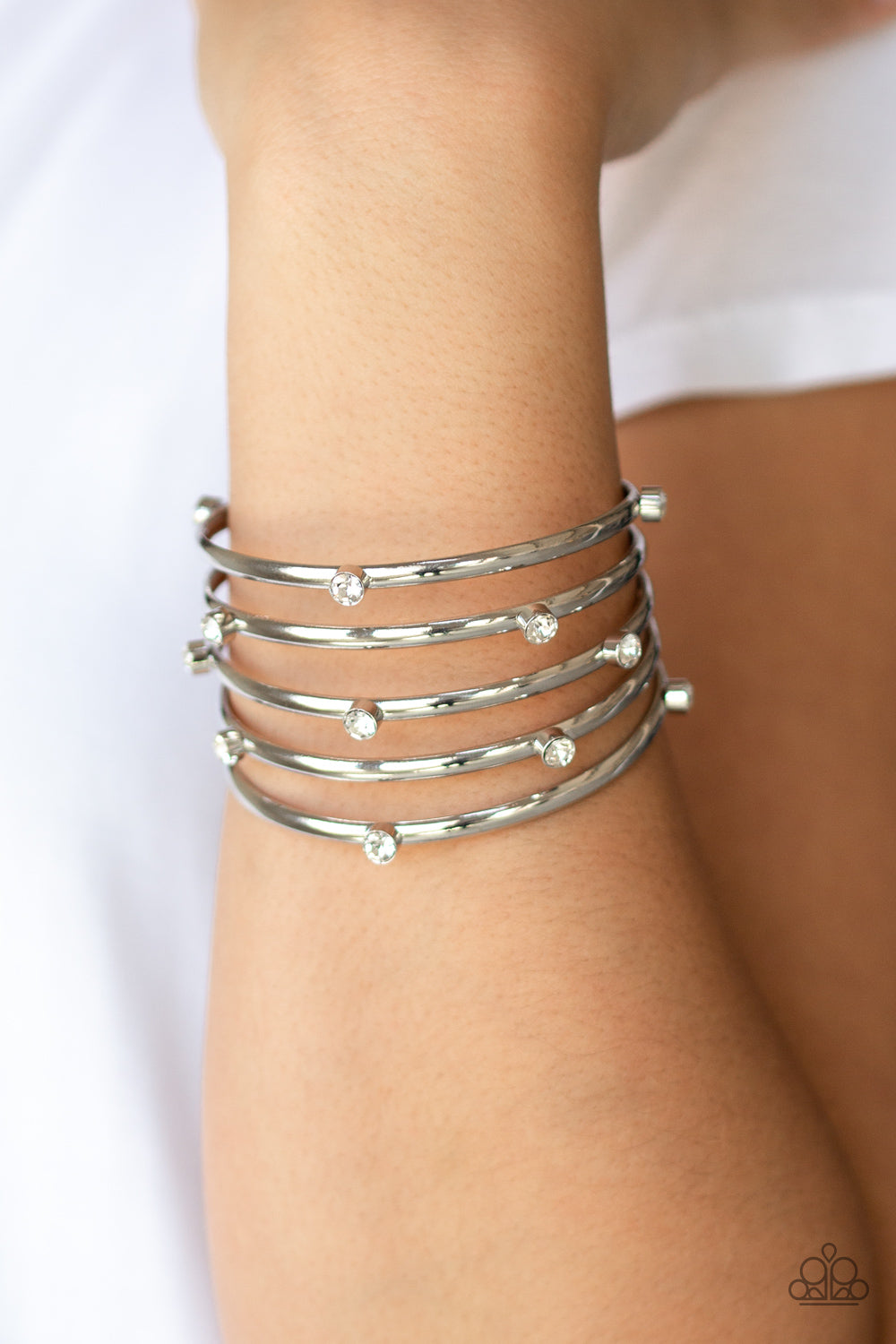 Sugarlicious Sparkle - white - Paparazzi bracelet
