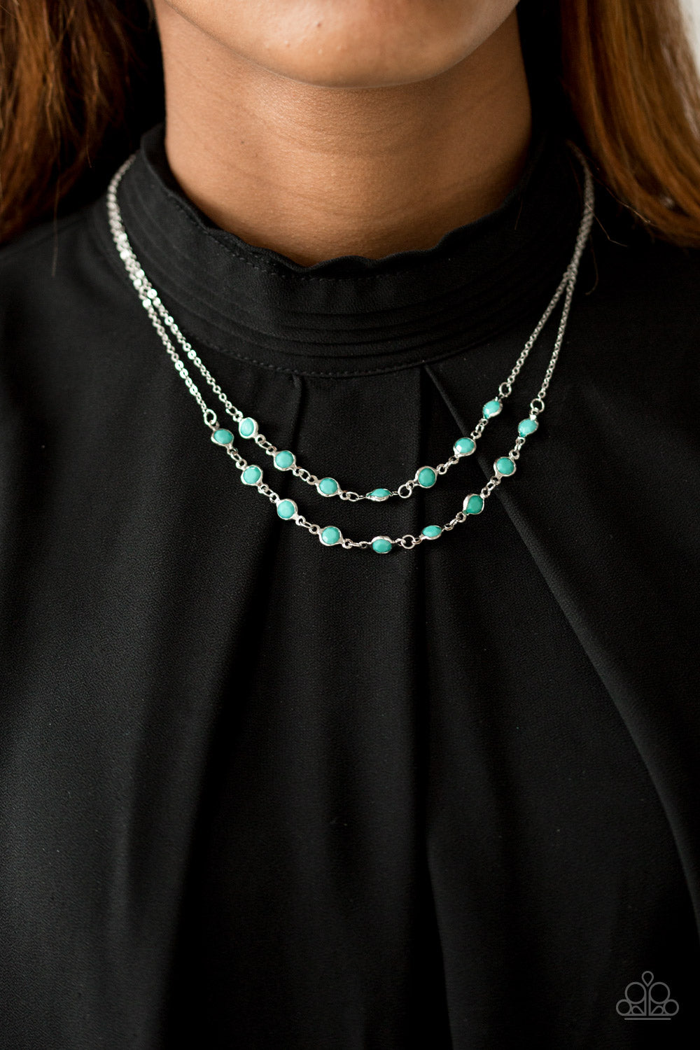 Summer Girl - green - Paparazzi necklace