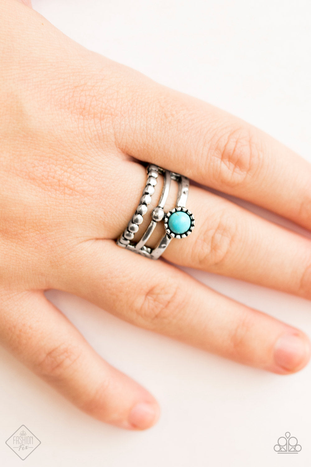 Summer Retreat - blue - Paparazzi ring