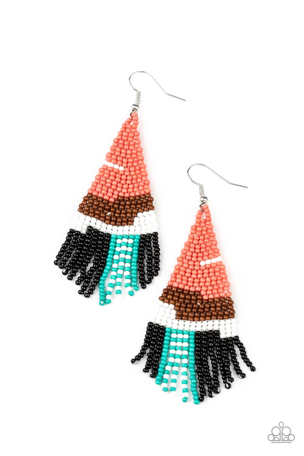 Summer Heat - orange - Paparazzi earrings