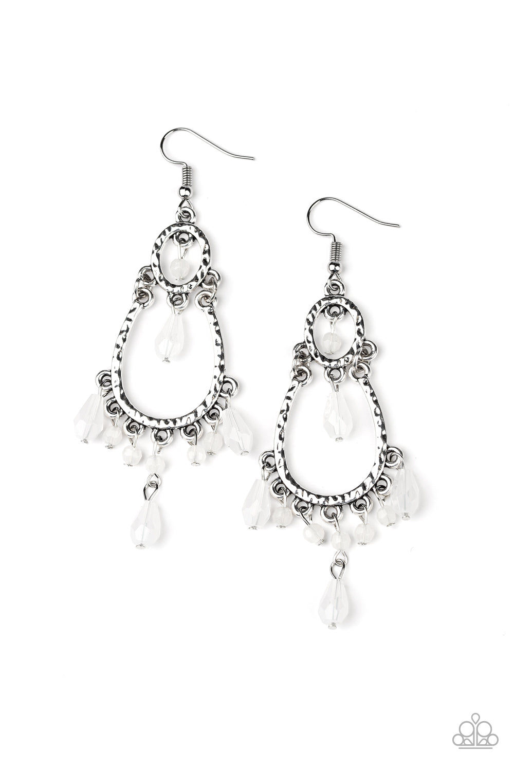 Summer Sorbet - white - Paparazzi earrings