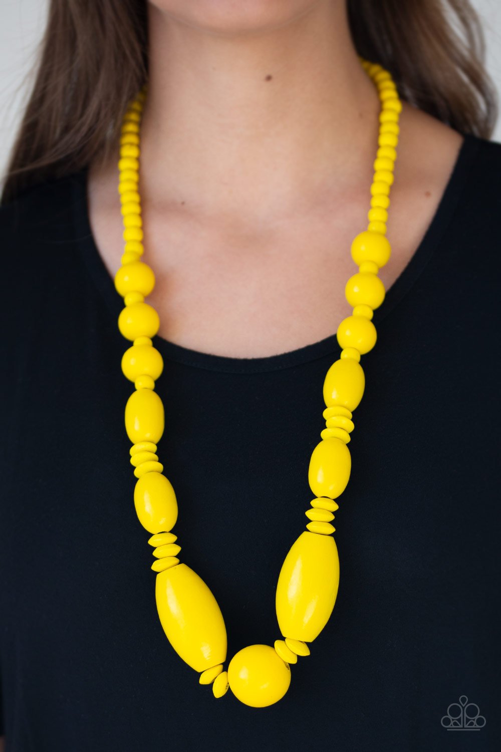 Summer Breezin - yellow - Paparazzi necklace