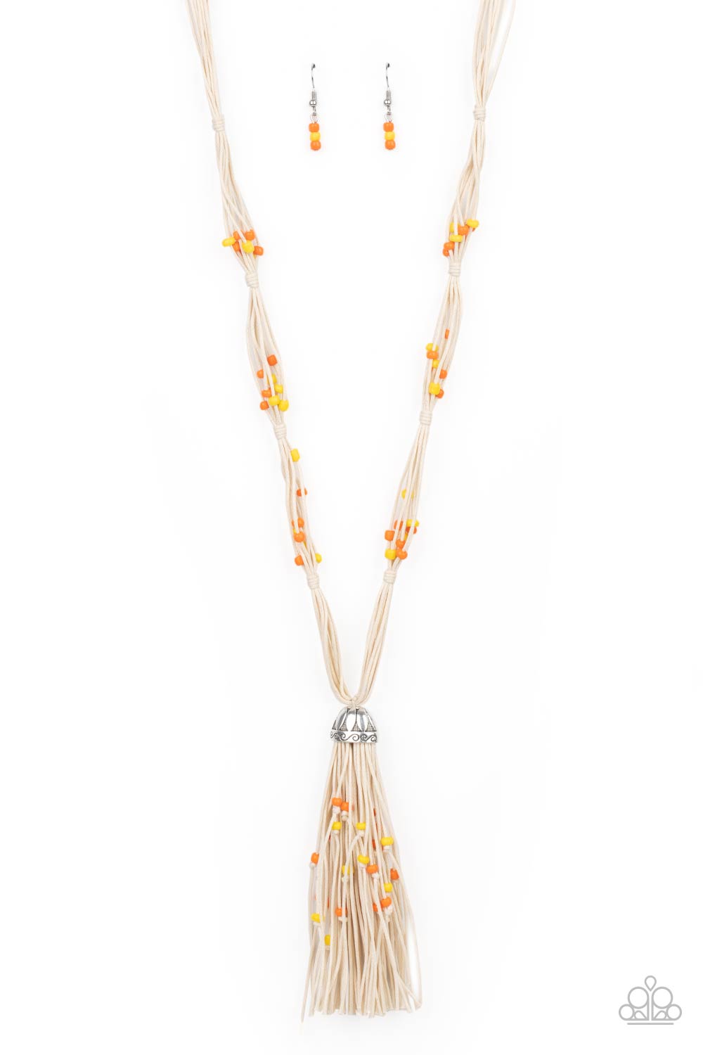 Summery Sensations - orange - Paparazzi necklace