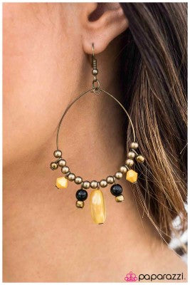 Sunset Shores - Paparazzi earrings