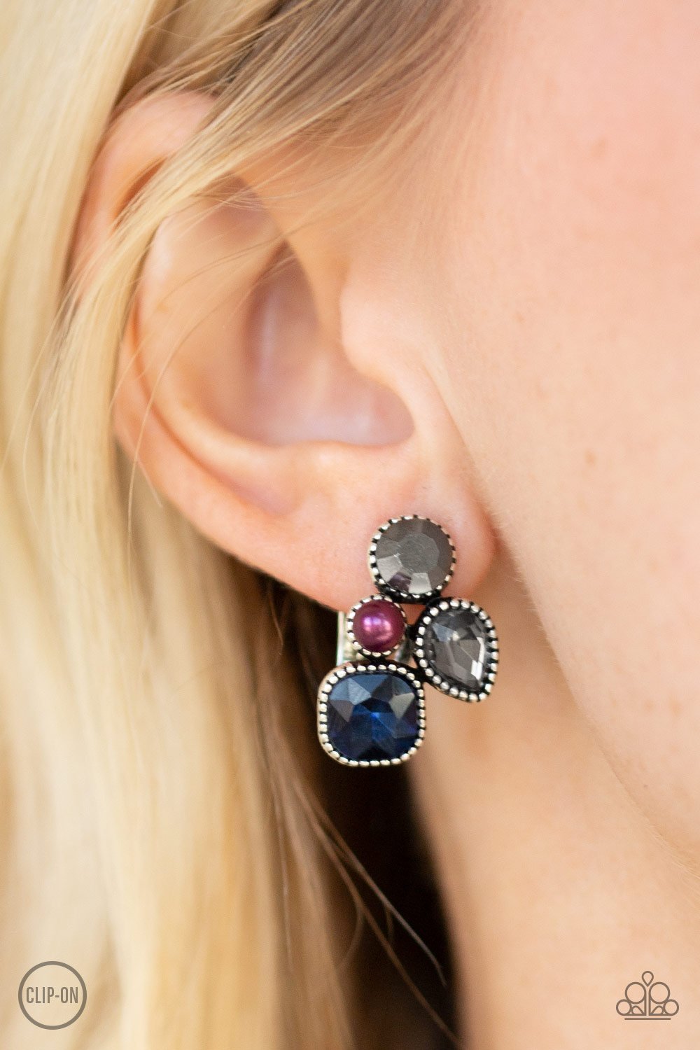 Super Superstar-multi-Paparazzi earrings