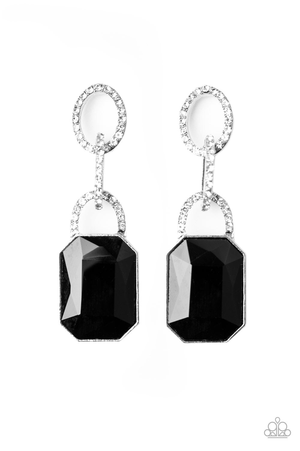 Superstar Status - black - Paparazzi earrings