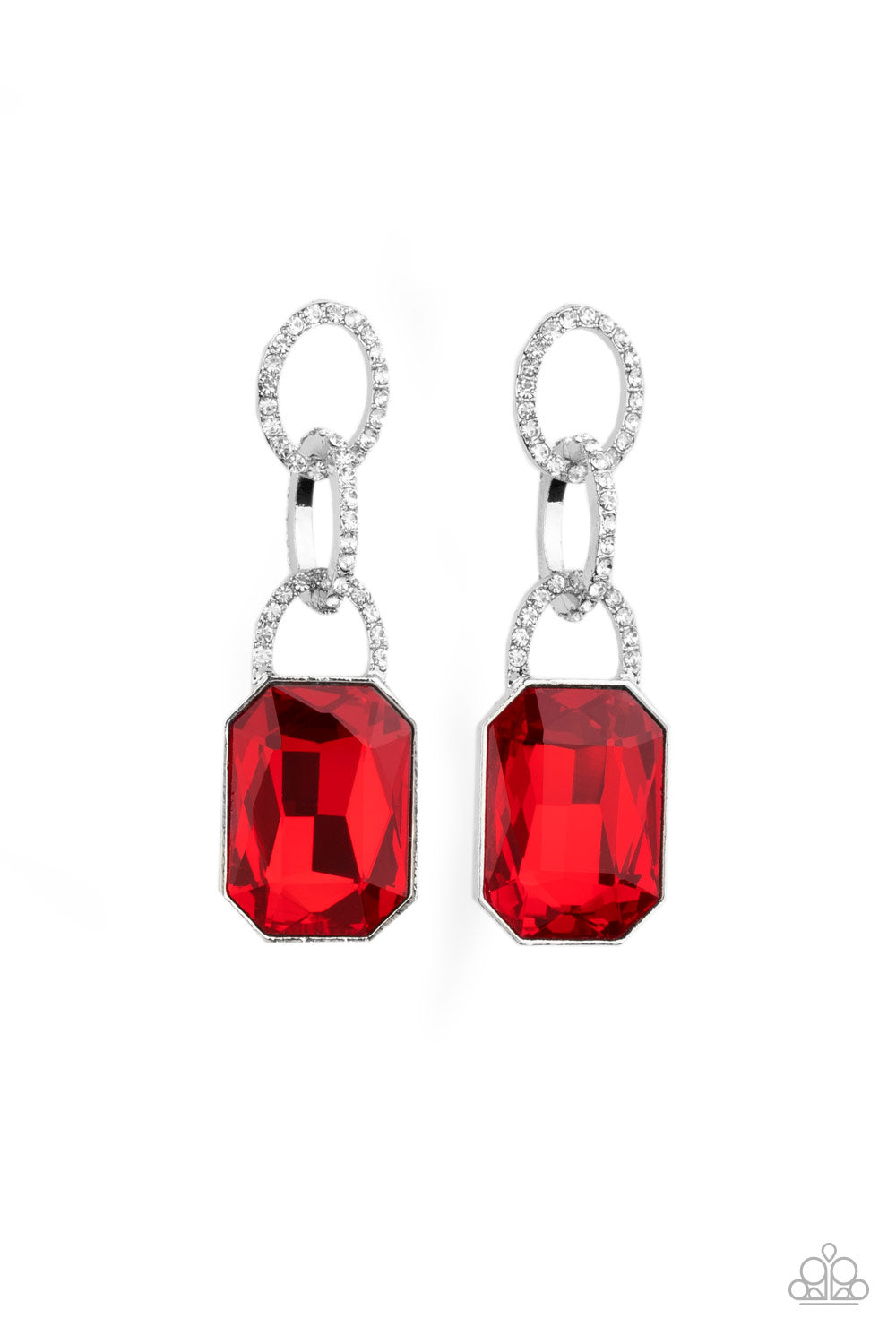 Superstar Status - red - Paparazzi earrings