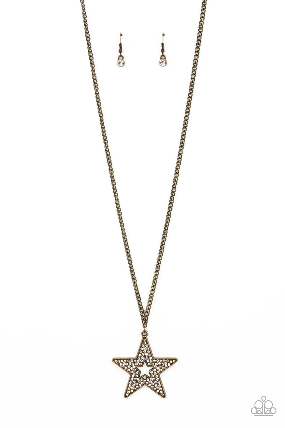 Superstar Stylist - brass - Paparazzi necklace
