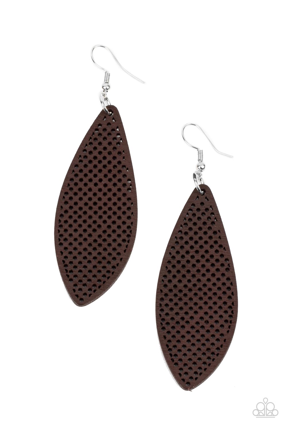 Surf Scene - brown - Paparazzi earrings
