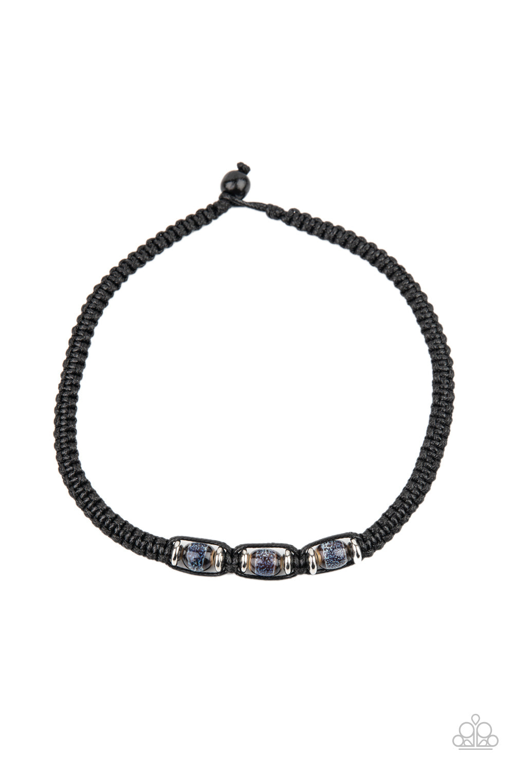 Surfers Paradise - black - Paparazzi mens necklace