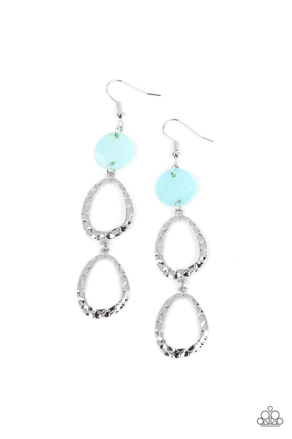 Surfside Shimmer - blue - Paparazzi earrings