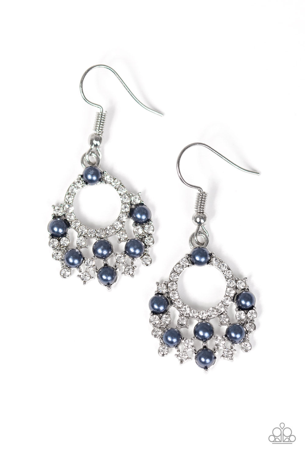Sweet As MONEY - Blue - Paparazzi earrings