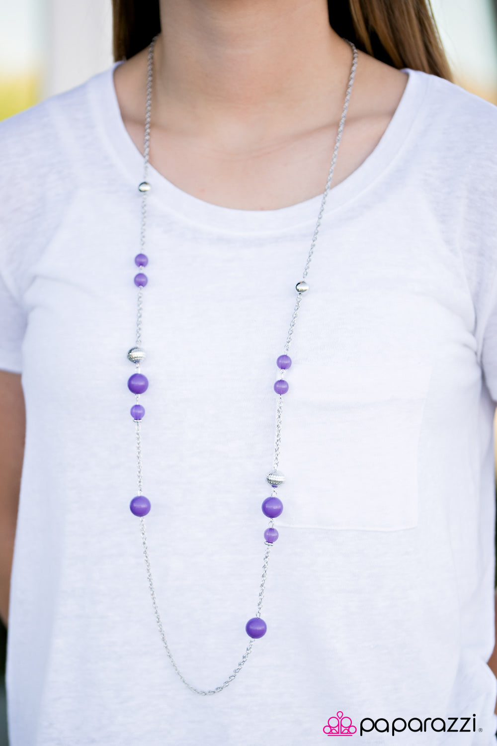 Sweet GLEAMS - Purple - Paparazzi necklace