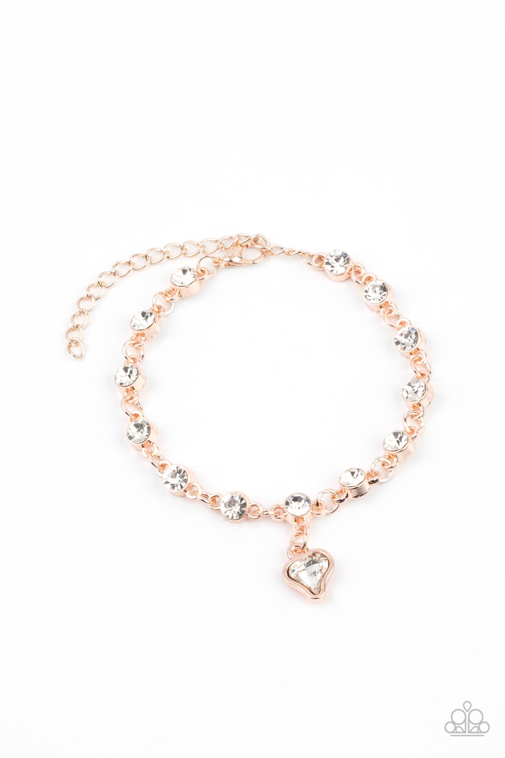 Sweet Sixteen - rose gold - Paparazzi bracelet