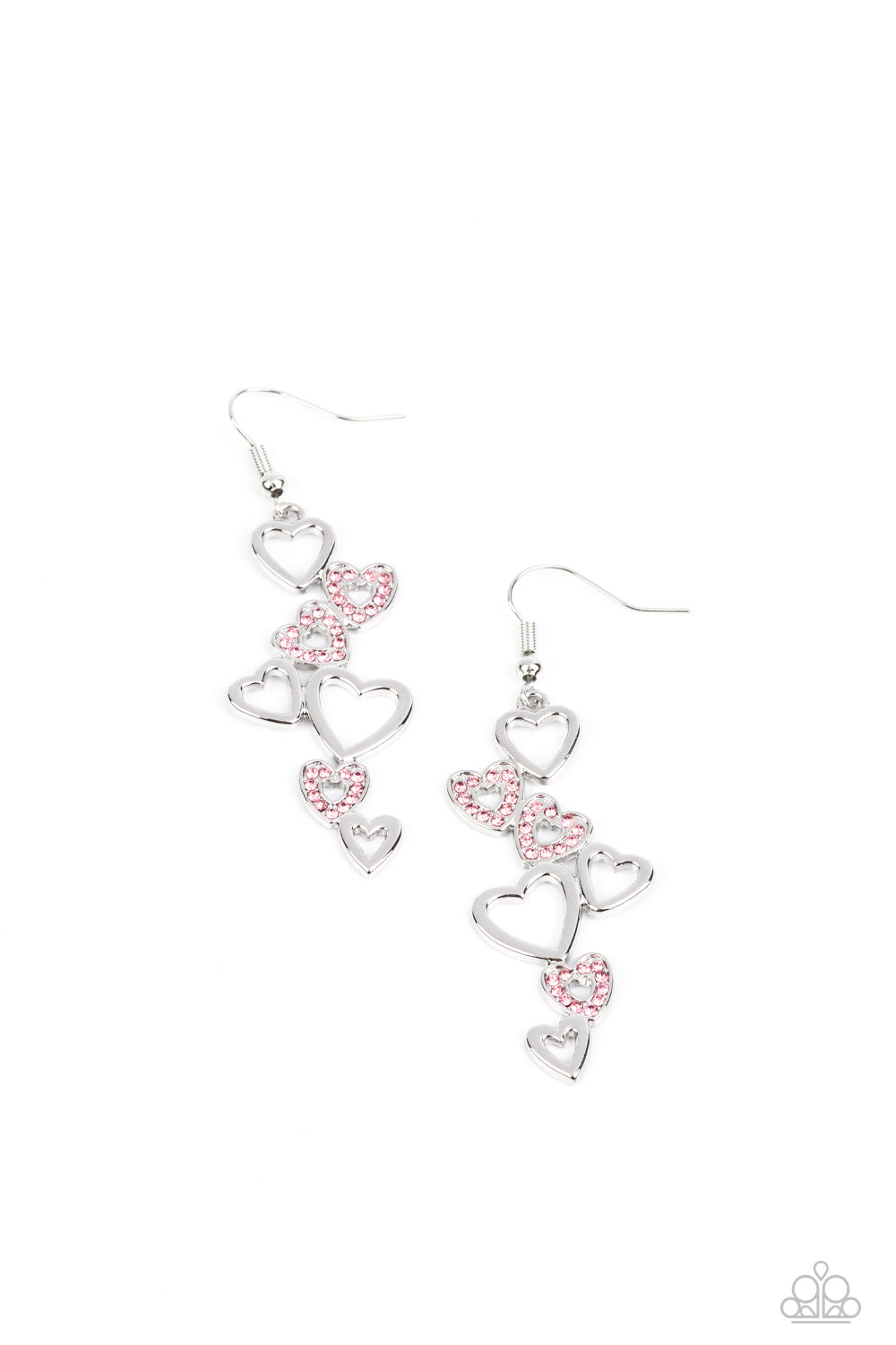 Sweetheart Serenade - pink - Paparazzi earrings