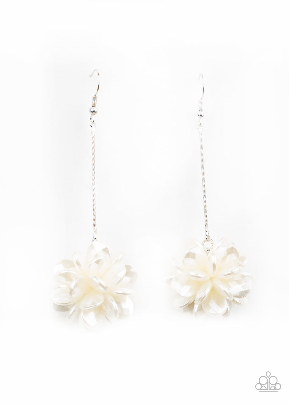 Swing Big - white - Paparazzi earrings