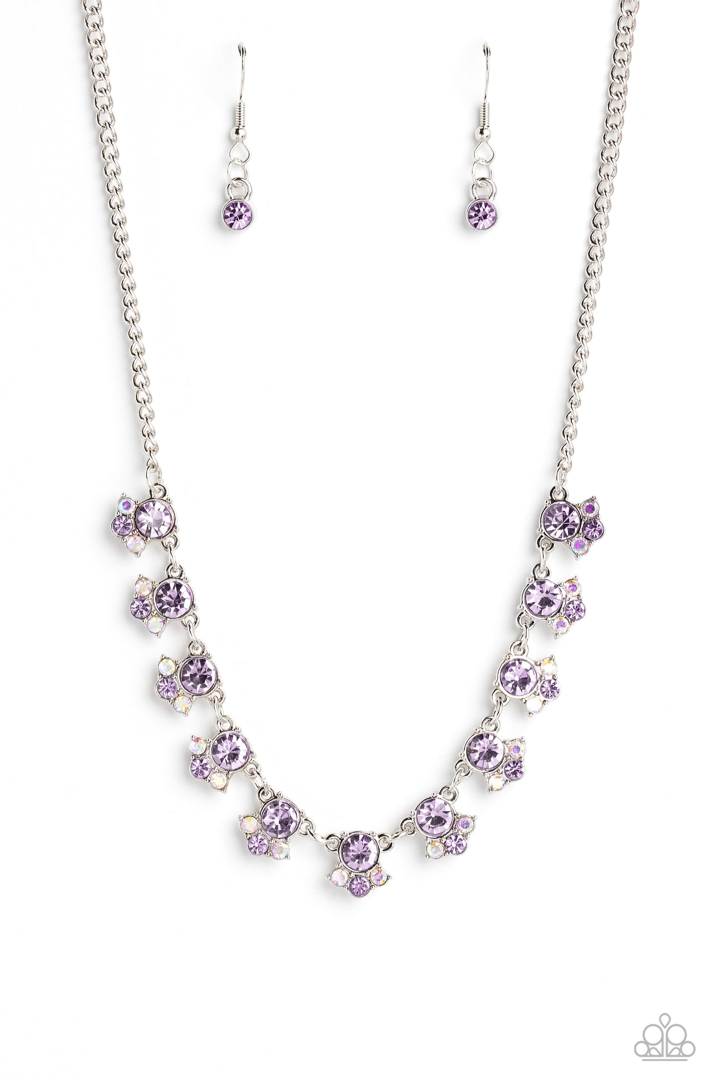 Tabloid Treasure - purple - Paparazzi necklace