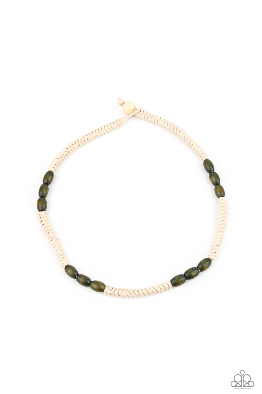 Tahiti Tide - green - Paparazzi mens necklace