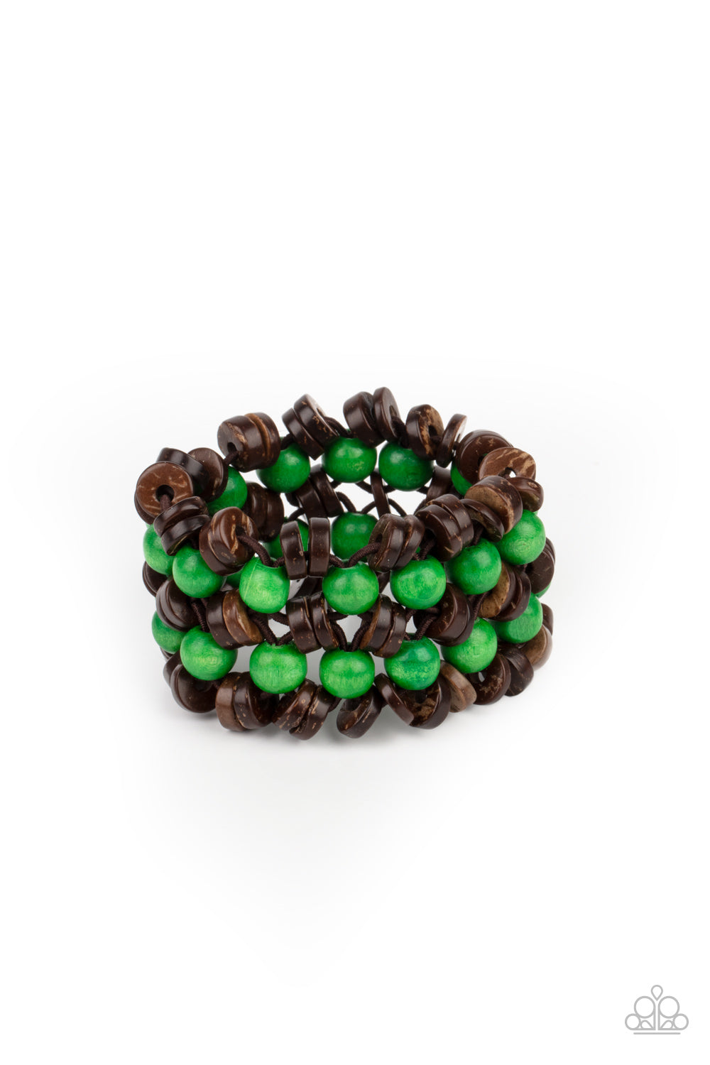 Tahiti Tourist - green - Paparazzi bracelet