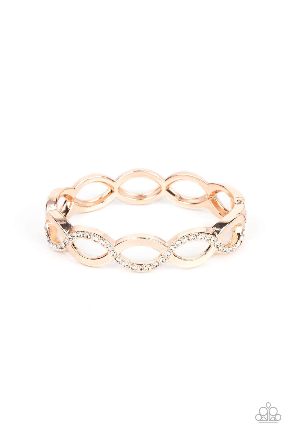 Tailored Twinkle - rose gold - Paparazzi bracelet