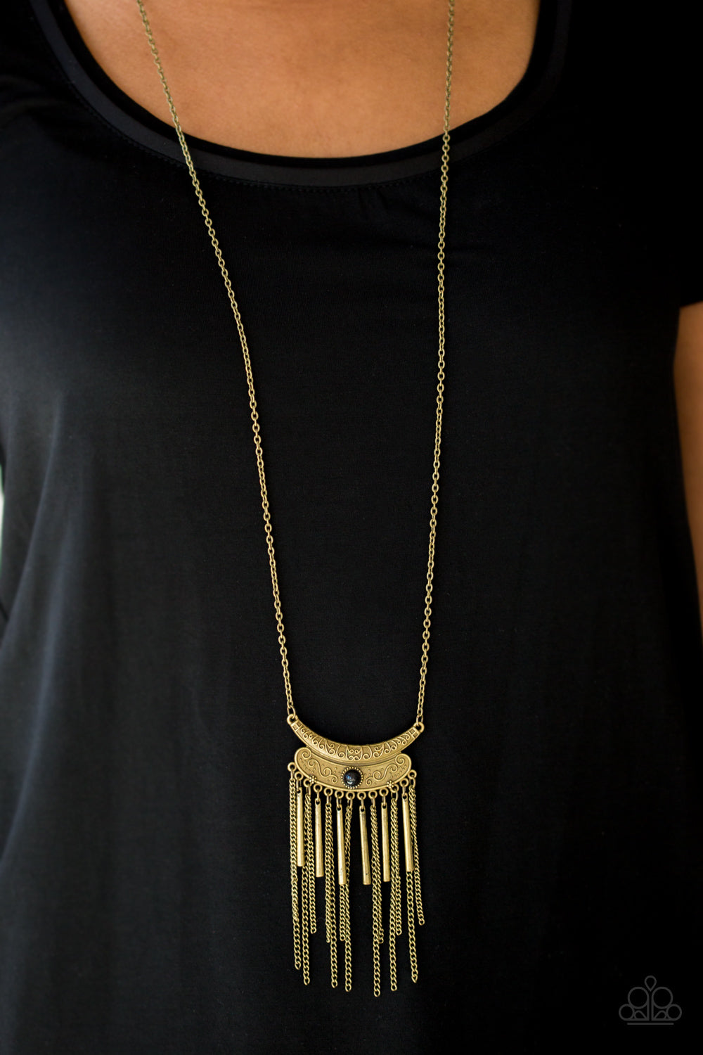 Take Zen - brass - Paparazzi necklace