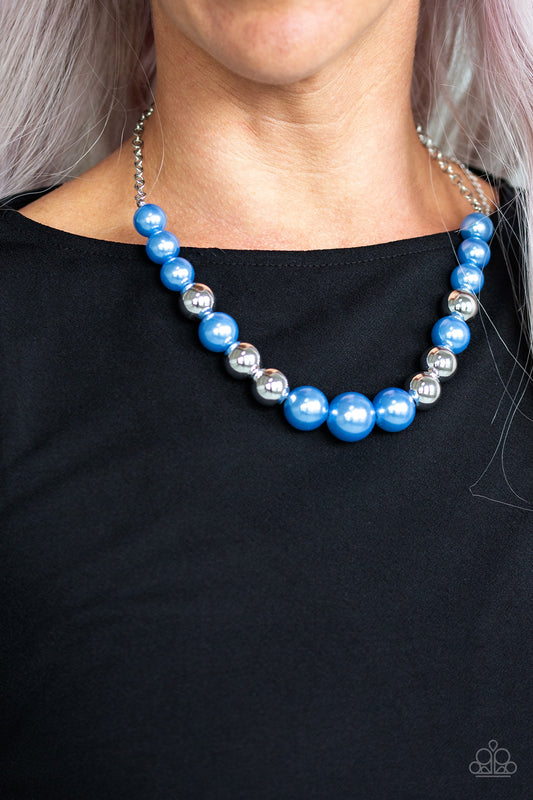 Take Note - blue - Paparazzi necklace