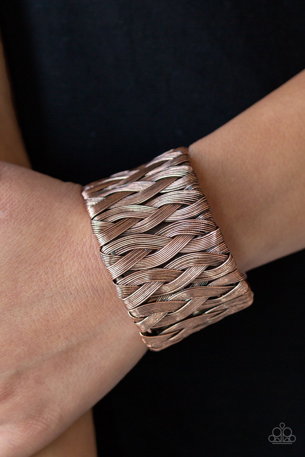 Take it or WEAVE It - copper - Paparazzi bracelet